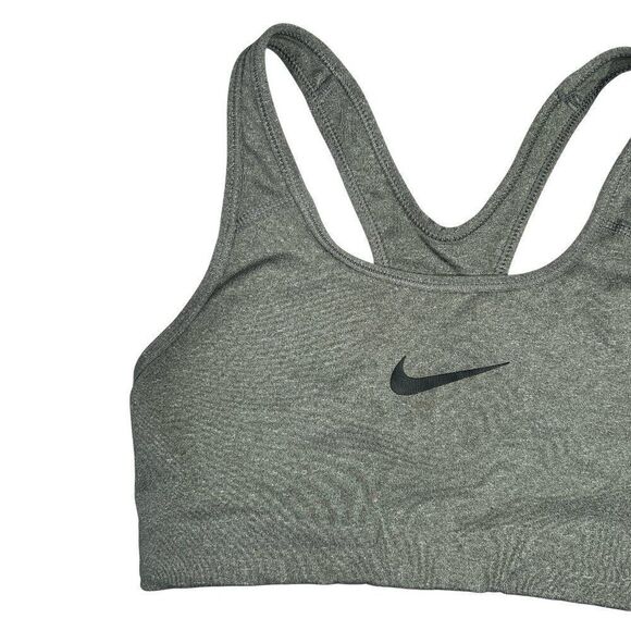 Nike Dri-Fit Women's Size XS Gray & Black Sports Bra - Picture 2 of 7